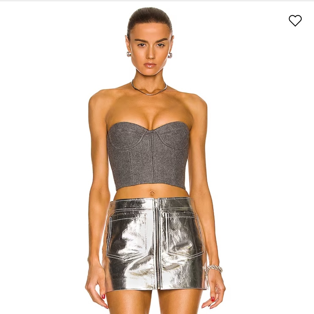LAQUAN SMITH Strapless Bustier Top FWRD